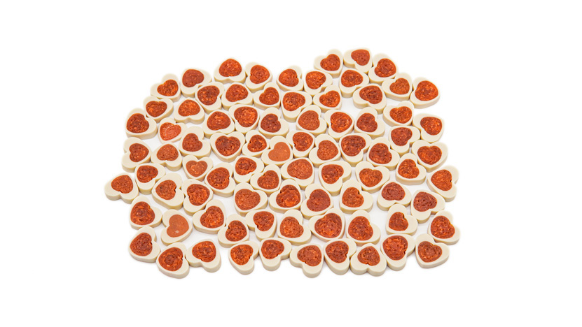 Heart Shape Sandwich Dental Snack — DC01B